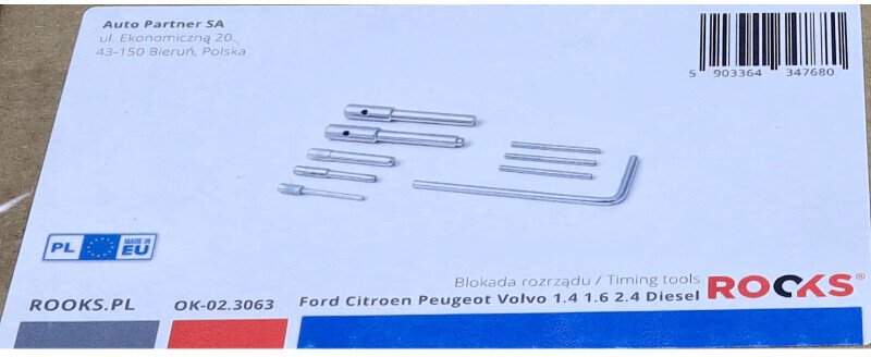 ROOKS BLOKADA ROZRZĄDU FORD CITROEN PEUGEOT VOLVO 1.4 1.6 2.4 DIESEL