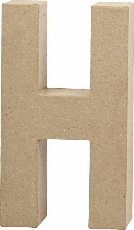 Creativ Company Litera H z papier-mache H: 20,5 cm