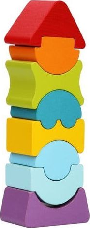 Cubika Zestaw drewnianych klocków ELASTYCZNA WIEŻA 8