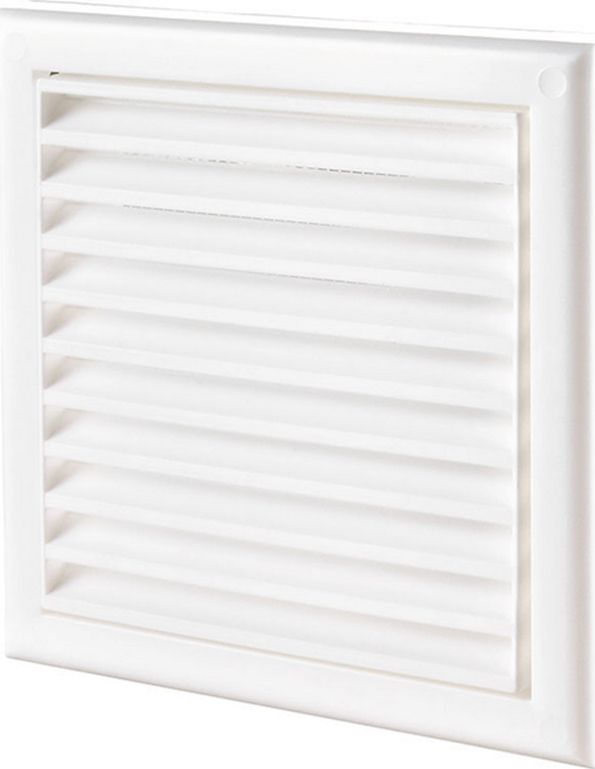 Vents Group sp. z o.o. Kratka wentylacyjna z siatką, regulowaną żaluzją i kołnierzem 125m WPFMV120VR