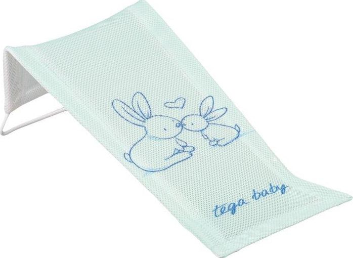 Tega Baby Leżaczek Kąpielowy Króliczki Zielony Tega