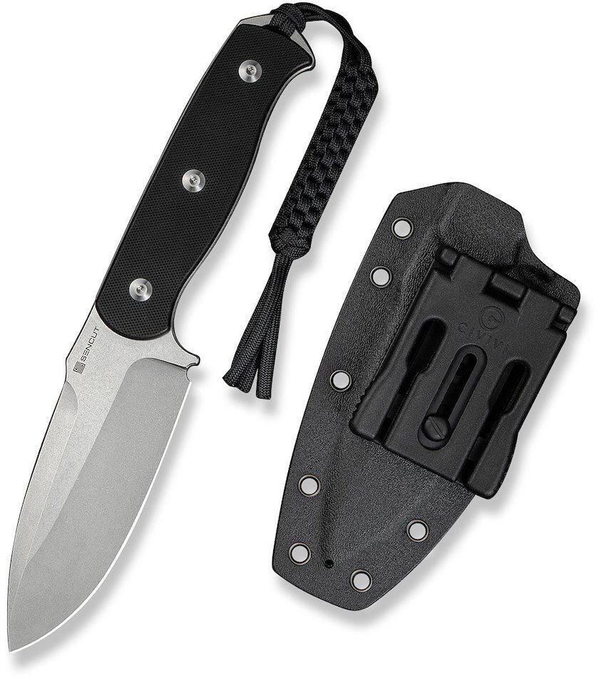 Nóż SENCUT Fixed Toxodon G10 Black