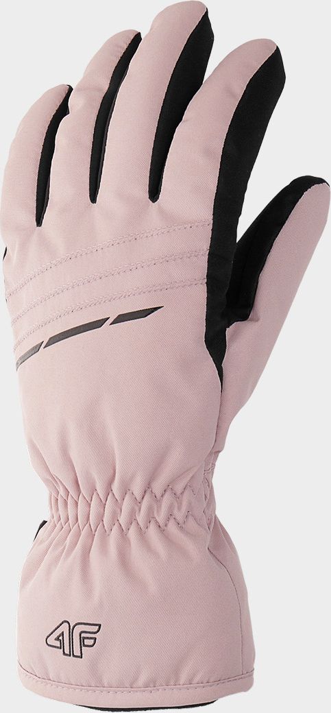 4f Rękawice narciarskie damskie H4Z22-RED002 Jasny róż r. XL