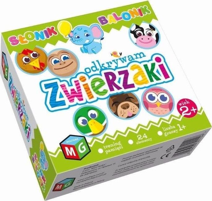 Multigra Odkrywam Zwierzaki - Słonik Balonik