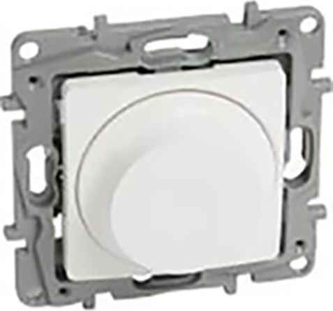 Legrand Ściemniacz obrotowy 300W 2- przewody biały NILOE (764588)