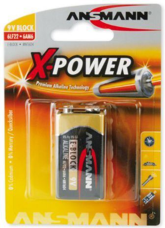 Ansmann Bateria X-Power 9V Block 1 szt.