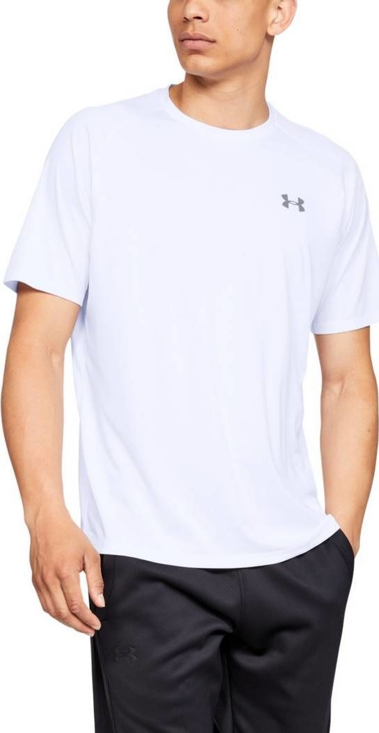 Under Armour Koszulka męska Tech SS Tee 2.0 biała r. XL (1326413-100)