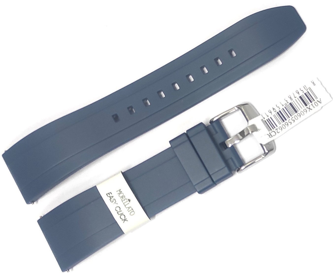 Gumowy pasek do zegarka 20 mm Morellato A01X6060556062CR20 niebieski .