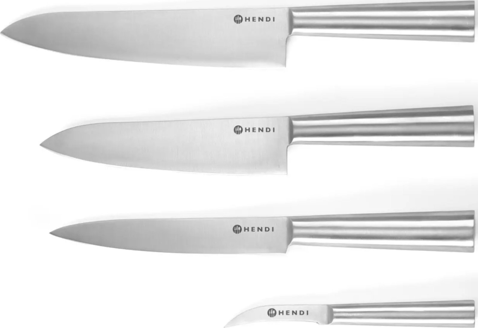 Hendi Zestaw 4 noży kuchennych stalowych - Hendi 781029 Zestaw 4 noży kuchennych stalowych - Hendi 781029