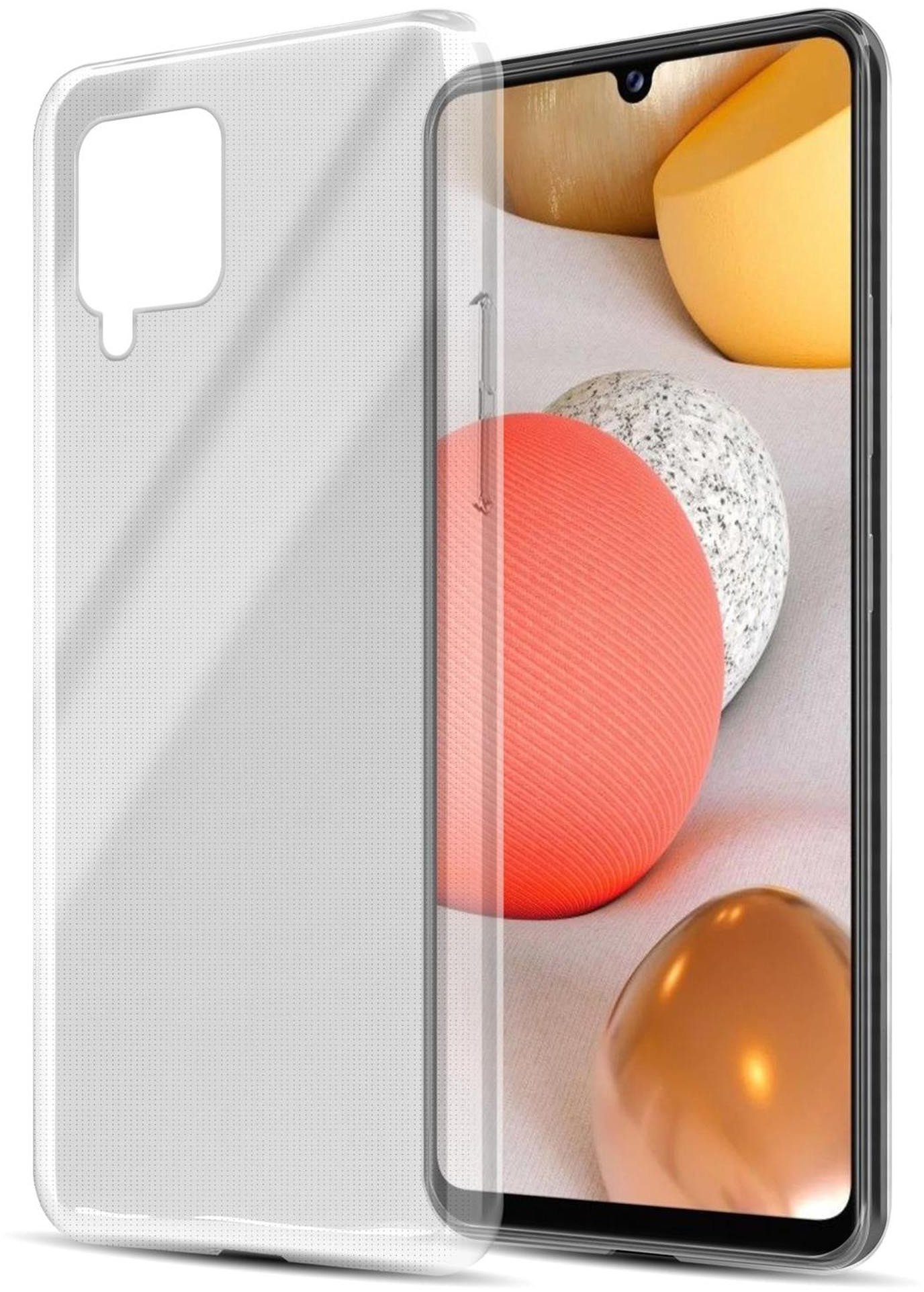 Mocco Acrylic Back Case Silicone Case for Samsung Galaxy A42 5G Transparent