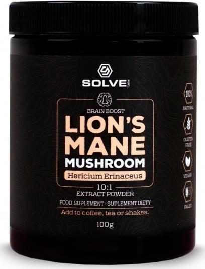 Solve SOLVE LABS LION'S MANE EKSTRAKT 10:1 100G