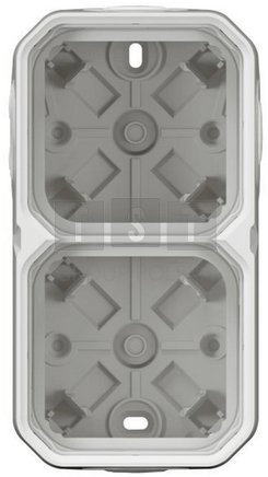 Legrand Plexo NEW 2fach Gehäuse 069690L horizontal u.vertikal ultraweiß 1 (069690L)