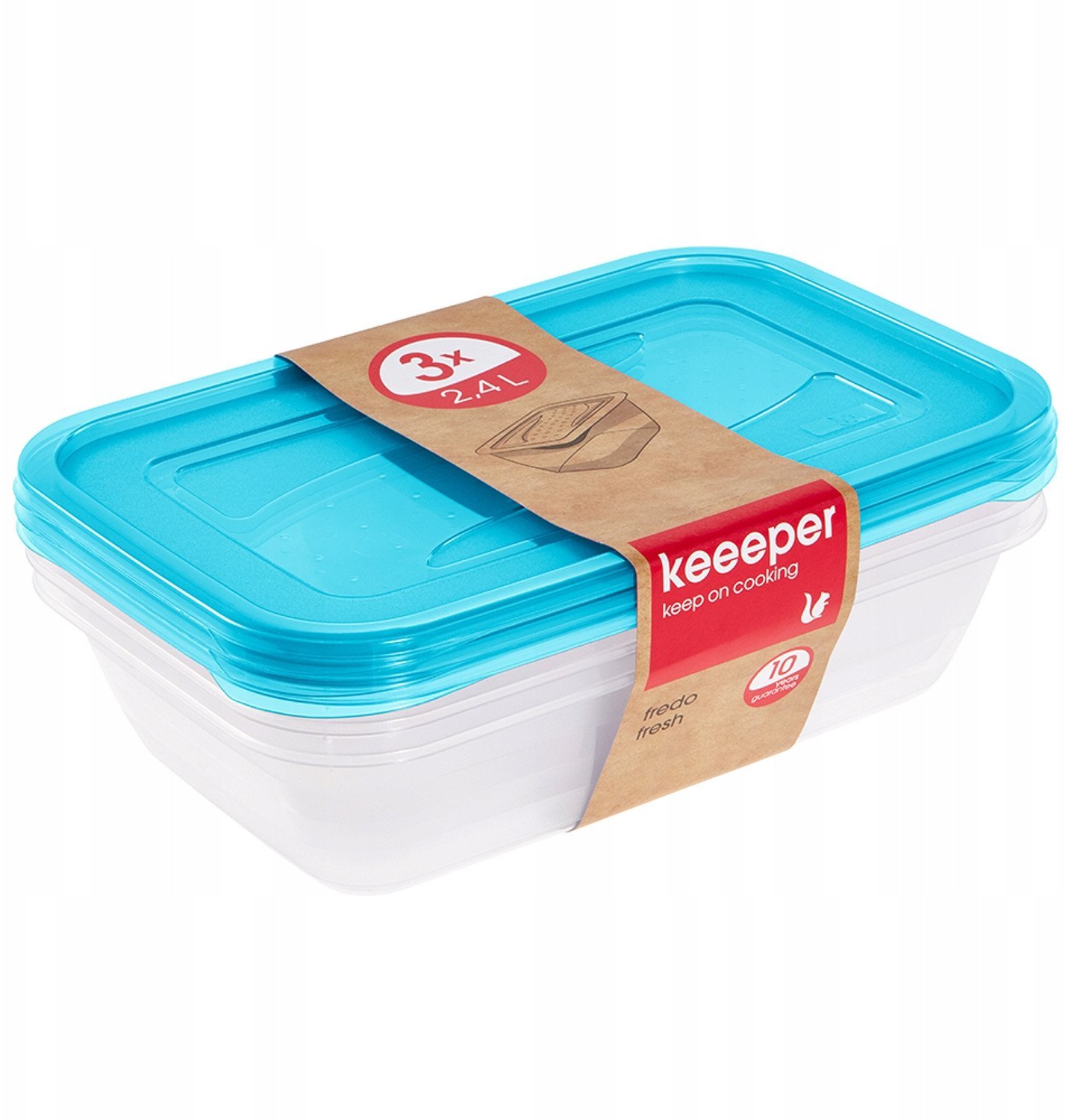 Partikas traucinu komplekts taisnsturveida 3x2 4L Fredo Fresh" caurspidigs/gaisi zils 4052396045925