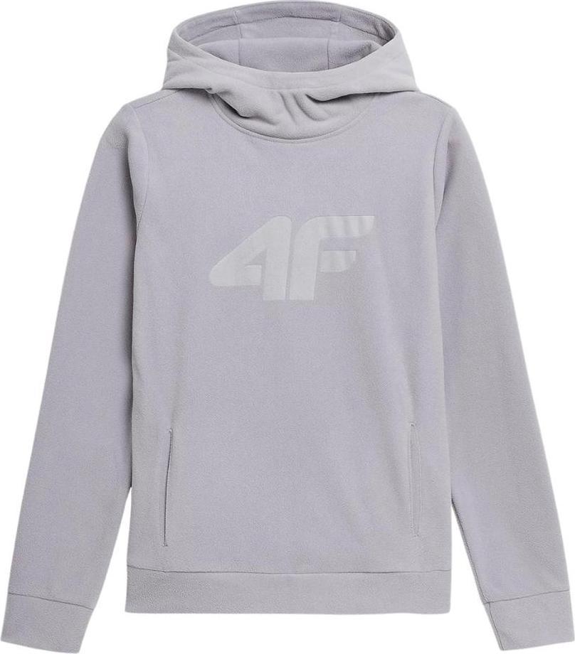 4f Bluza polarowa damska H4L22-PLD352 Chłodny jasny szary r. M