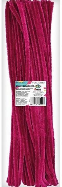Druciki dekoracyjne 0,6x30cm buraczkowe 50szt