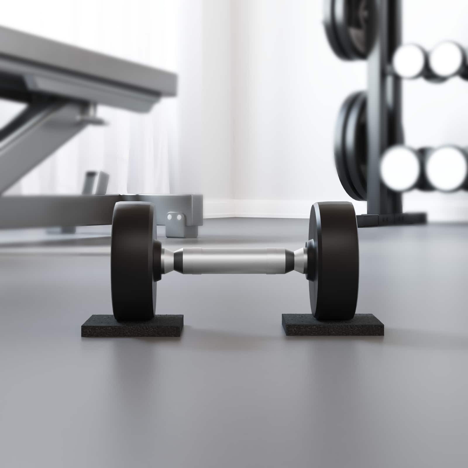 vidaXL Podkładka gumowa z gumy czarny