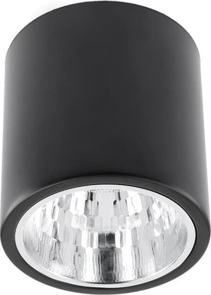 GTV Oprawa sufitowa DRAGO, max 60W, E27, AC220-240V, 50-60Hz, IP20, 172*180mm, czarny