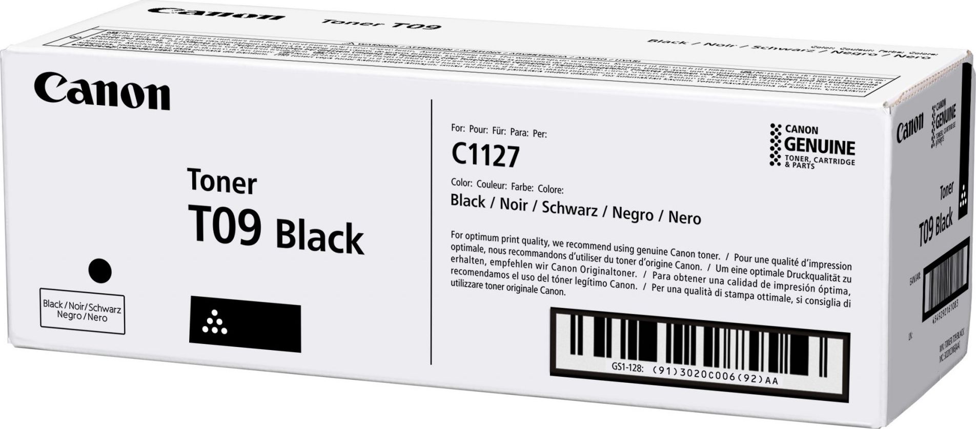 Toner Canon T09 Black Oryginał (3020C006)