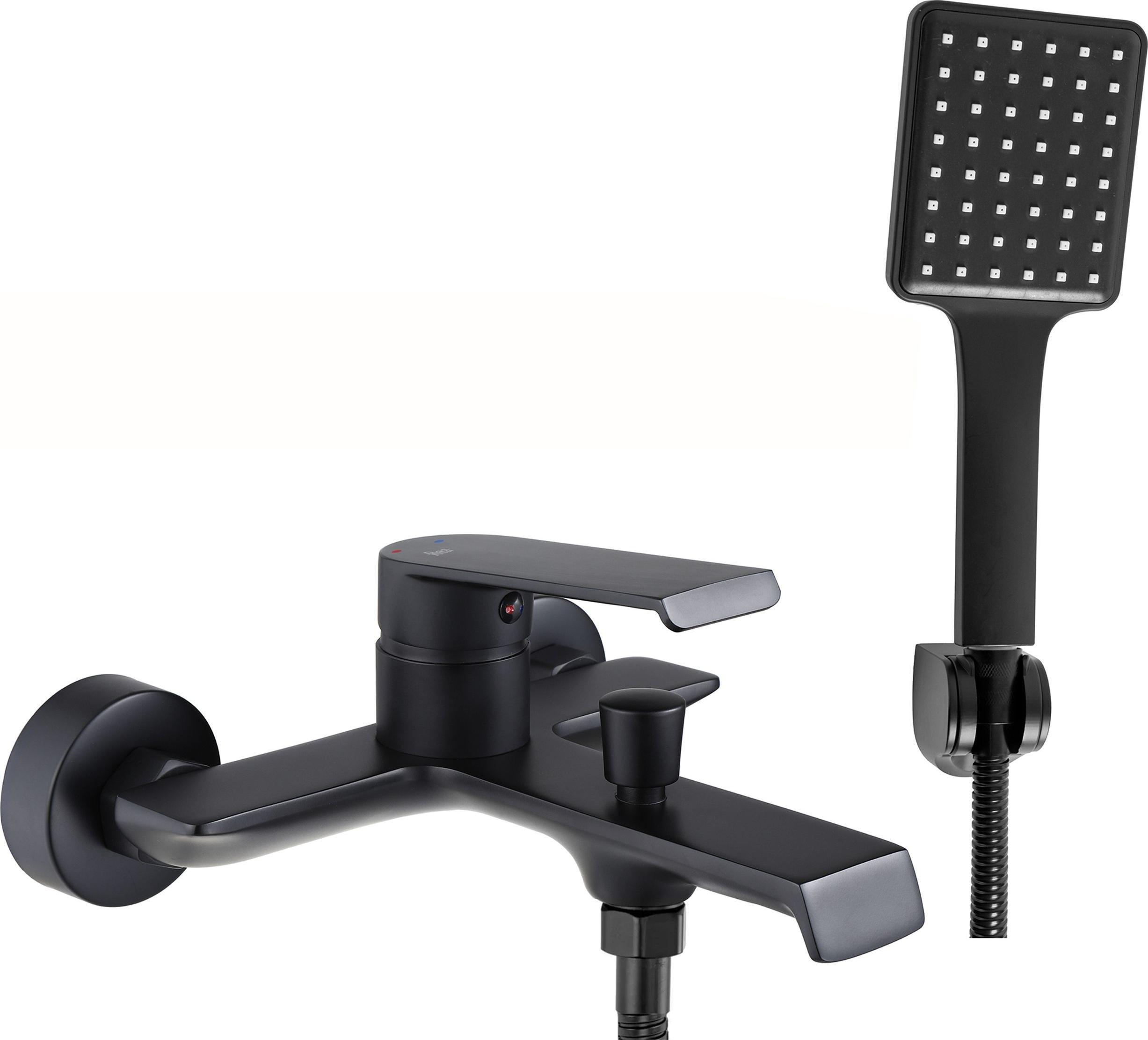 Bateria wannowa Rea Hass ścienne czarny (REA-B9967)