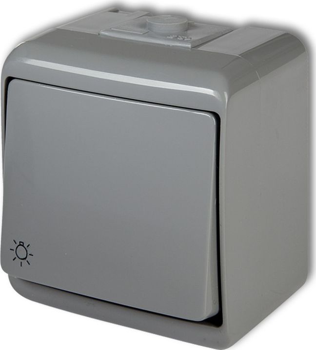 Karlik Junior Przycisk /światło/ popielaty (10WHE-5)