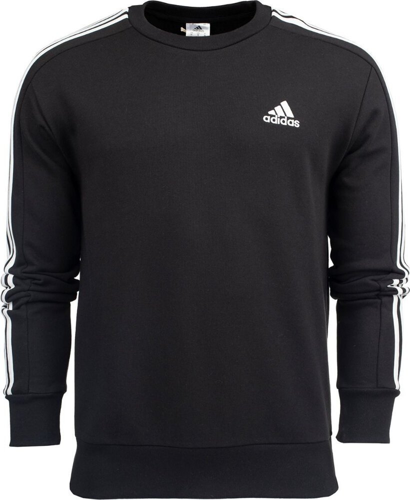 Adidas Bluza męska adidas Essentials French Terry 3-Stripes czarna IC9317 2XL