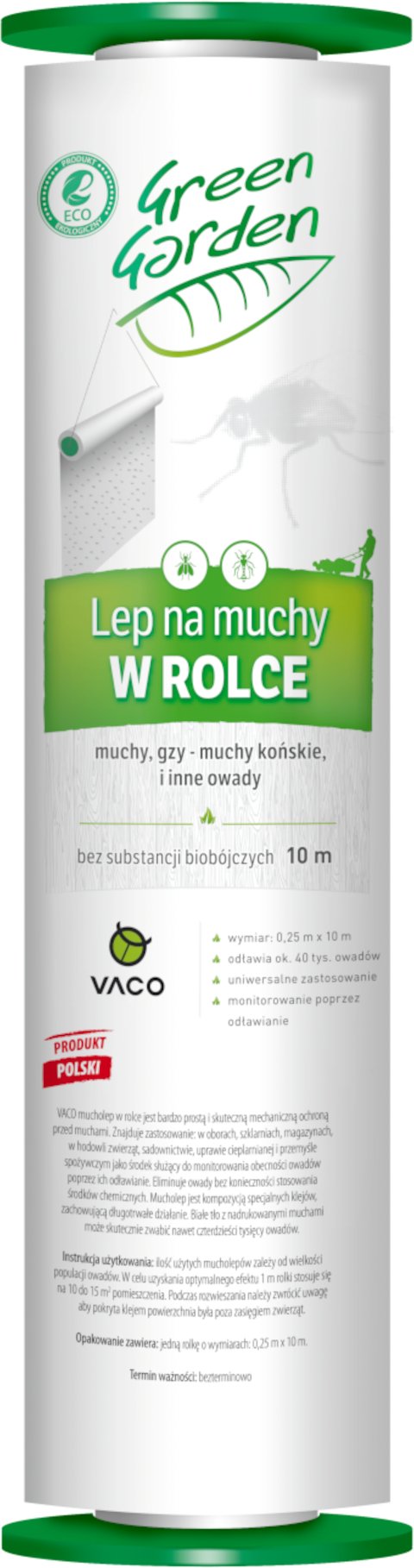 Lep na muchy w rolce 100 x 25cm VACO GREEN GARDEN