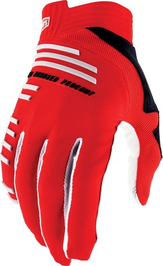 100% Rękawiczki 100% R-CORE Gloves Racer Red - S (długość dłoni 181-187 mm) (NEW 2022)