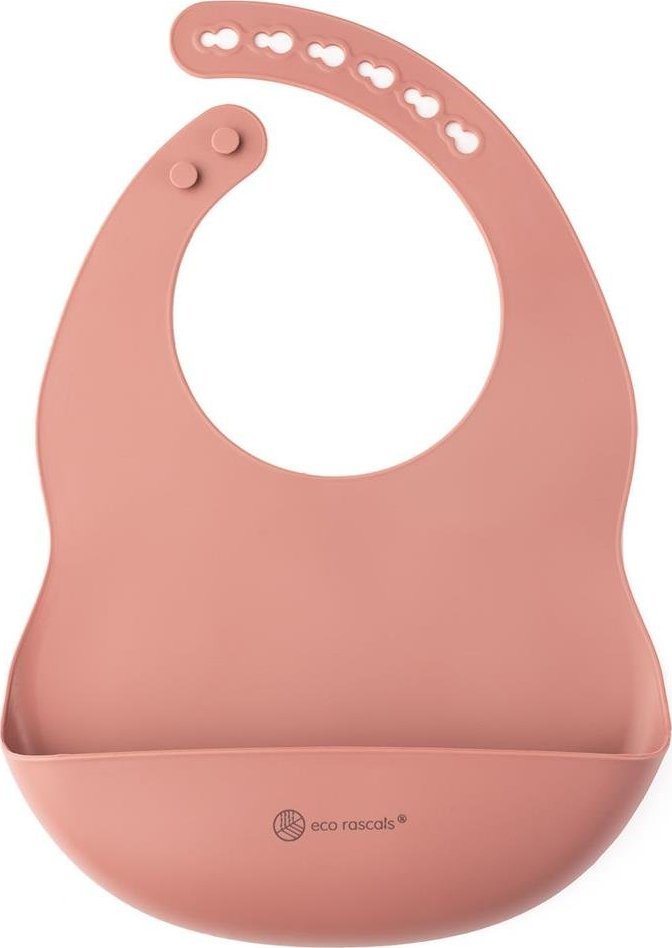 ECO RASCALS ECORASCALS Śliniak silikonowy ROSE one size