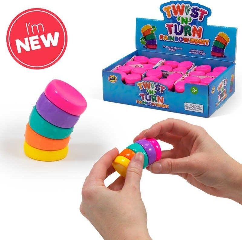 Tęczowy fidget Twist n Turn