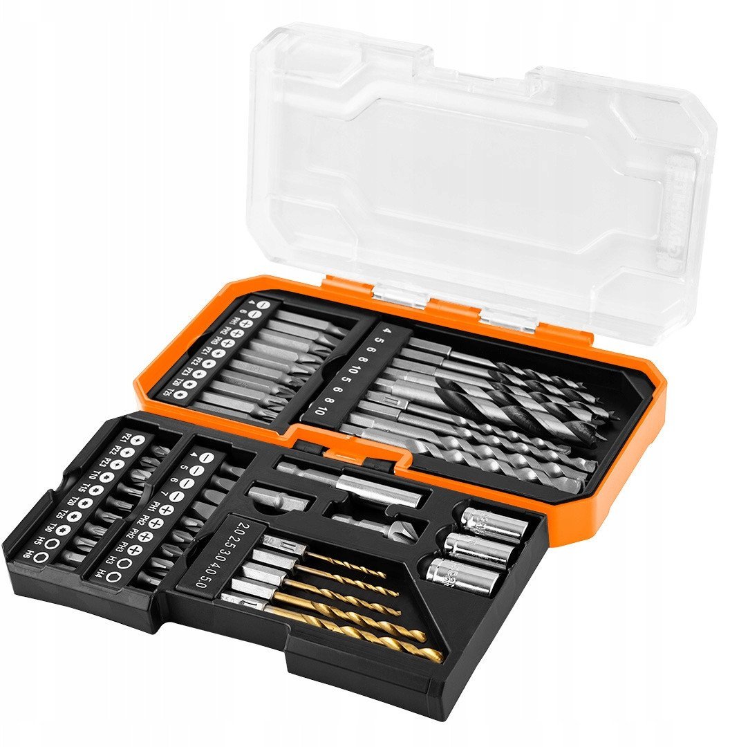 Zestaw wierteł i bitów, 50 el.