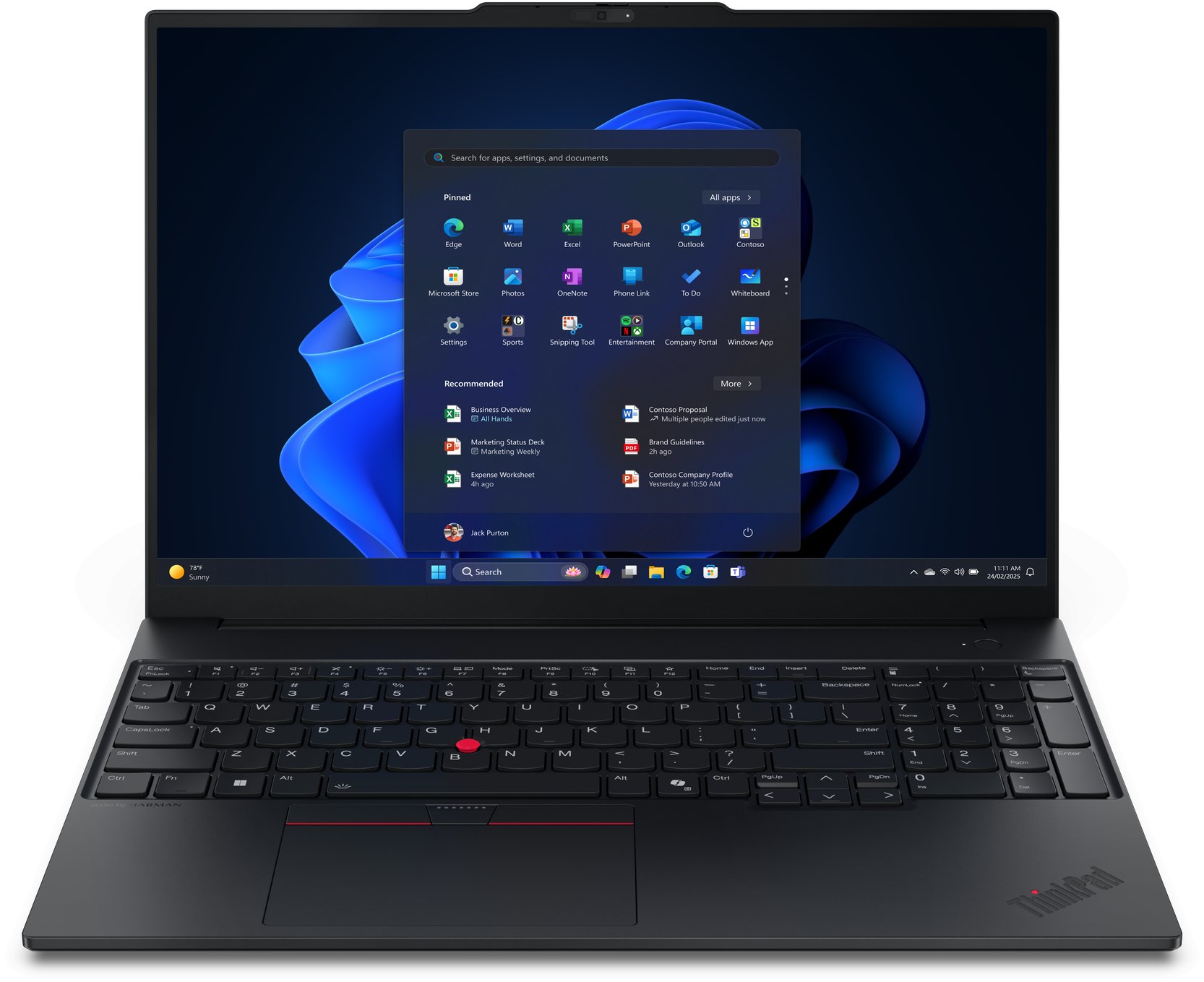 Laptop Lenovo ThinkPad E16 G3 Ultra 5 225U / 16 GB / 512 GB / W11 Pro (21SR002DMH)