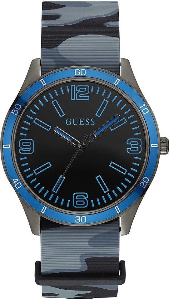 Zegarek Guess Zegarek męski Guess W1163G1 czarny