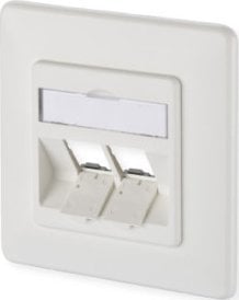 MetzConnect BTR MetzConnect BTR Datendose E-DAT modul, unbestückt, 2-fach, Unterputz, reinweiß RAL 9010 - 1309151002-E