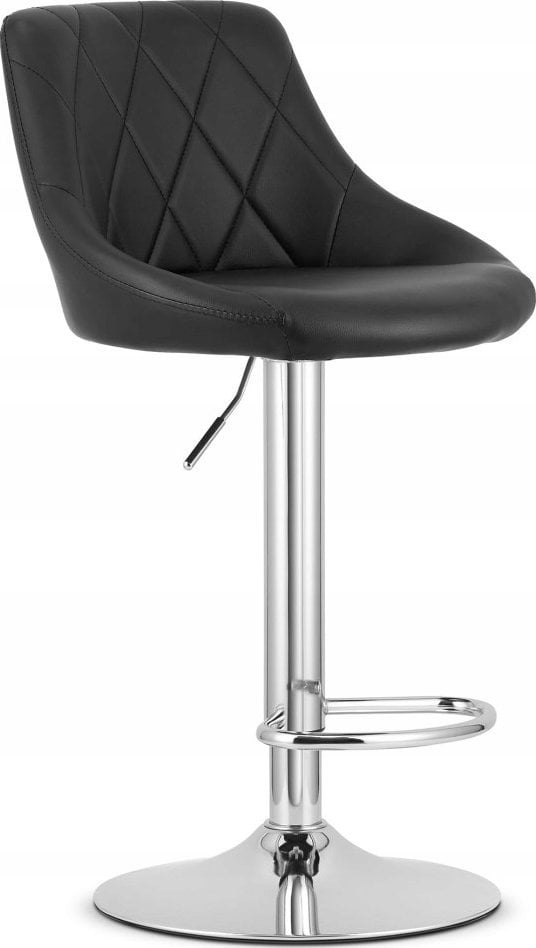 Leobert Hoker KAST - ekoskóra czarny / baza chrom