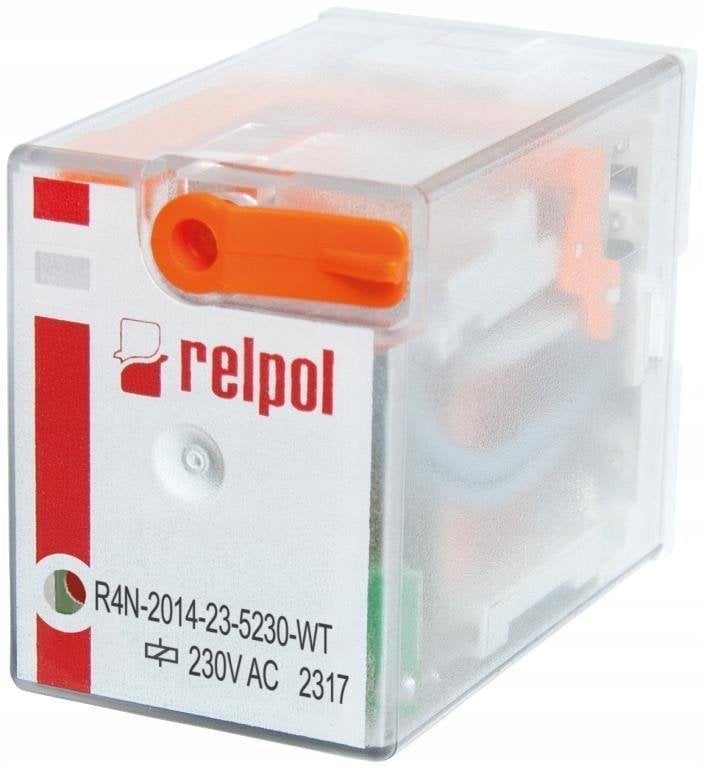Przekaźnik przemysłowy 4P 230V AC AgNi R4N-2014-23-5230-WT A00003