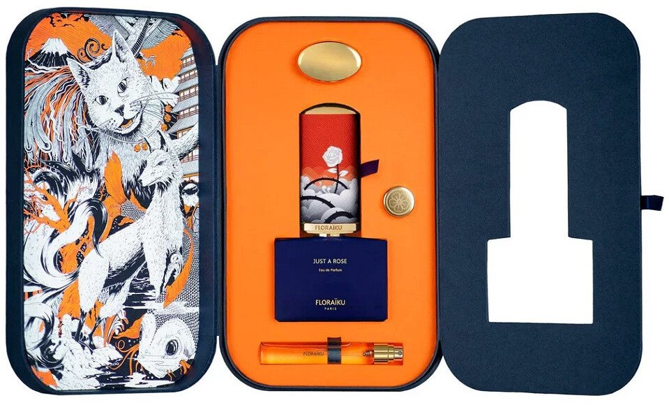 FLORAIKU Just A Rose zestaw woda perfumowana spray 50ml + woda perfumowana spray 10ml
