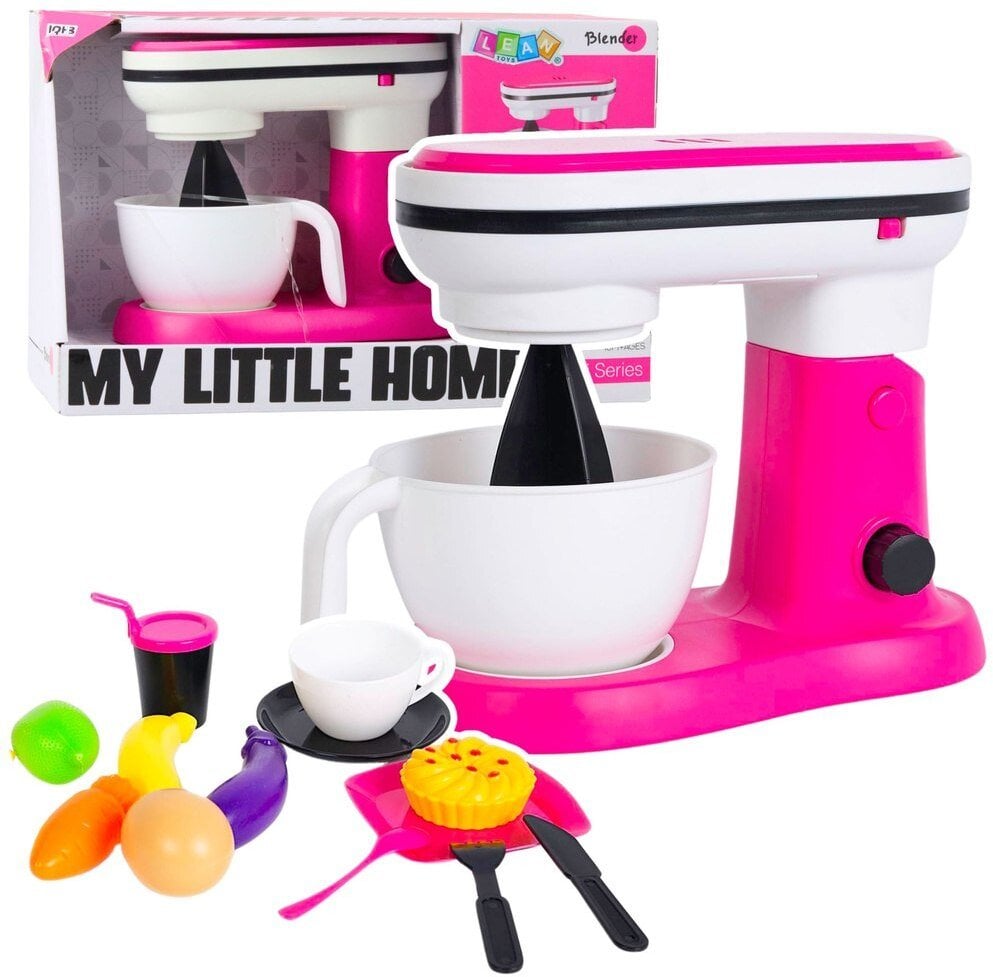 Robot Kuchenny Blender Zabawkowy Dla Dzieci Akcesoria Owoce Różowy