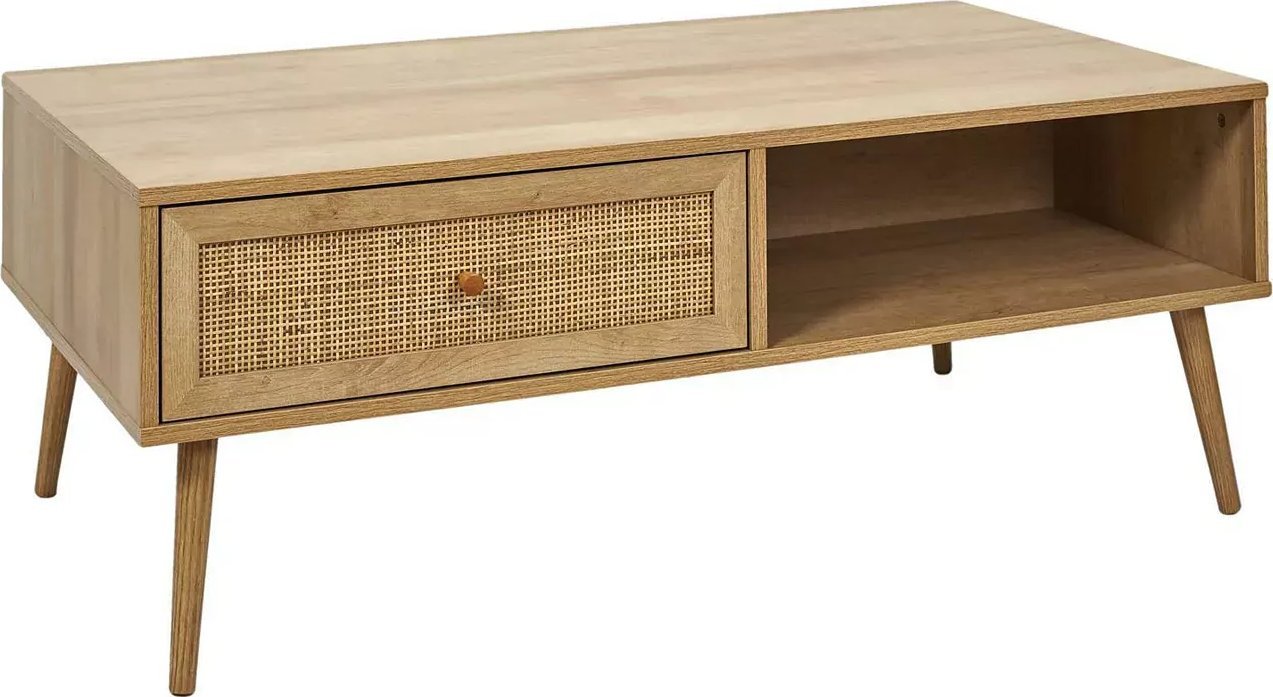 Elior Stolik kawowy w stylu boho do salonu - Skandi