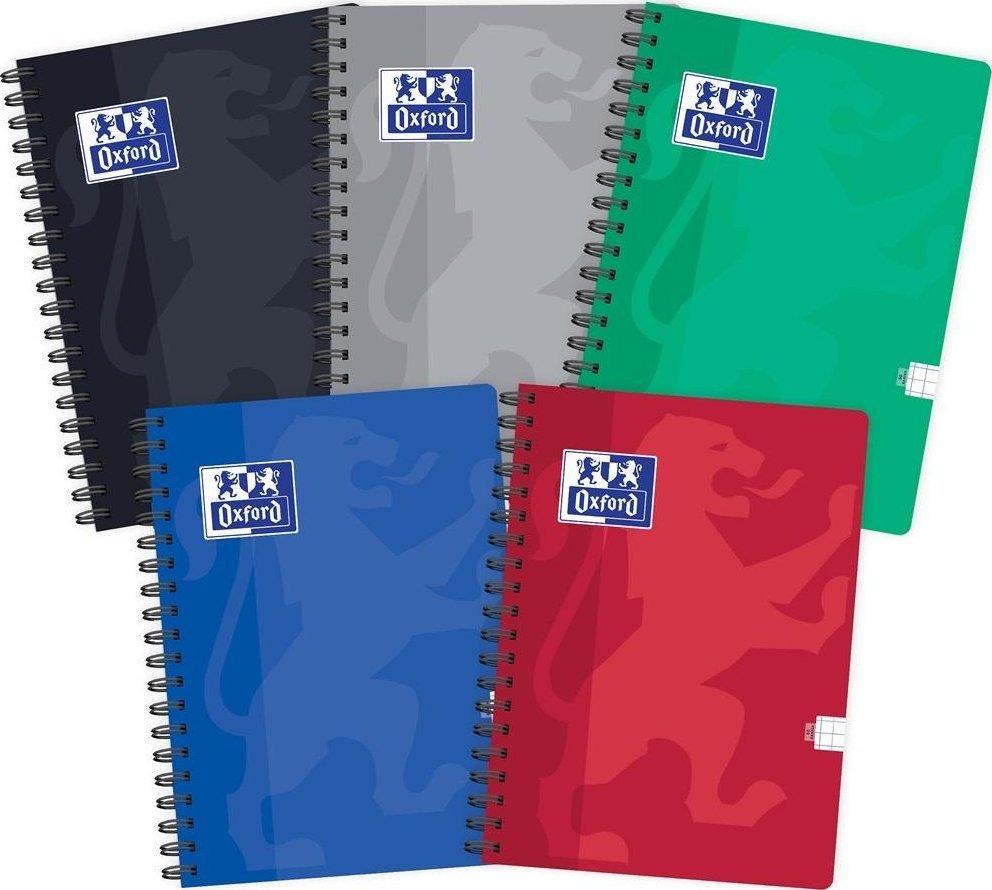 Teka Kołozeszyt B5/80K kratka Esse (5szt) OXFORD