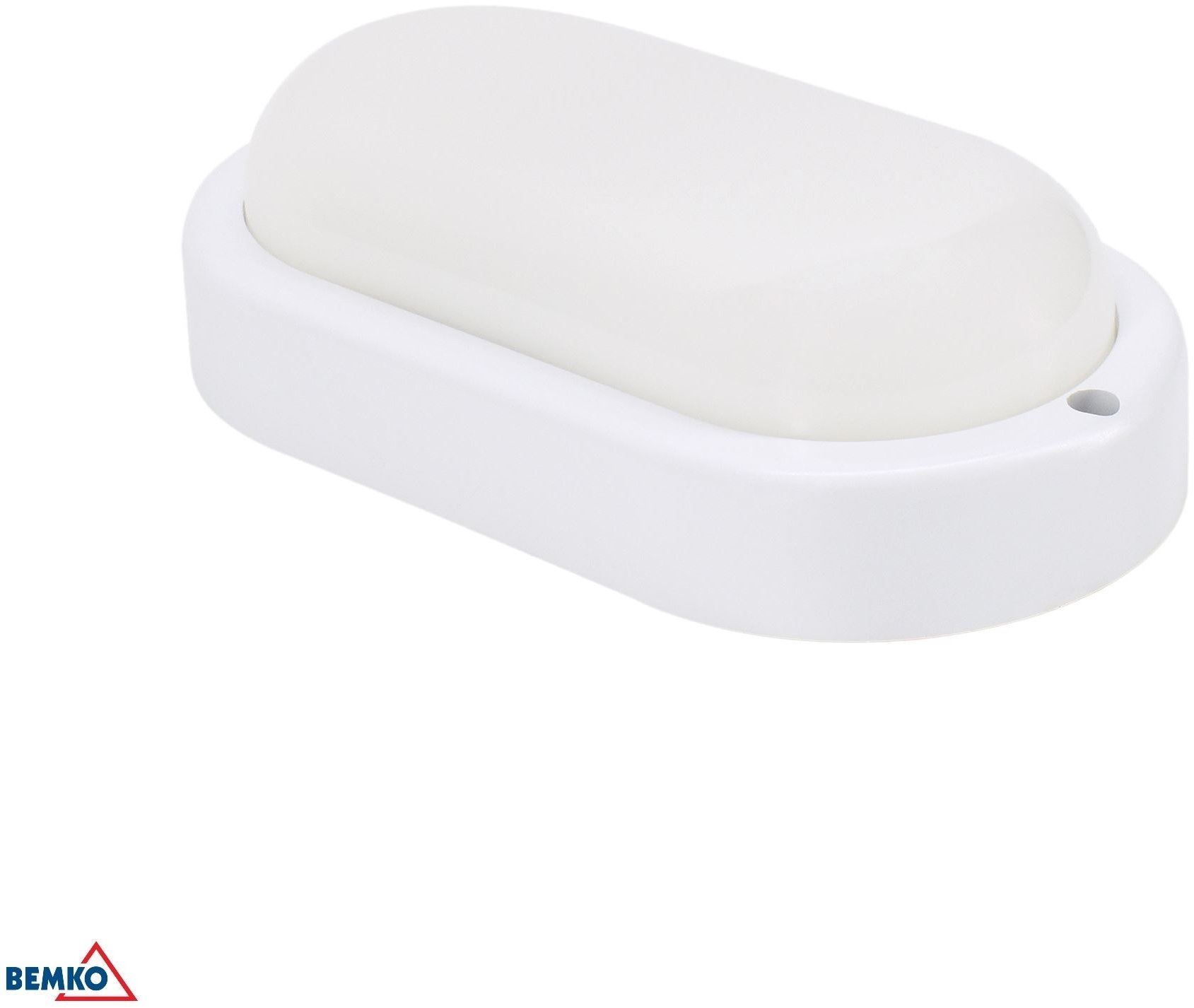 OPRAWA LED KANLO OWALNA 8W 4000K 760LM IP54 BIAŁA CZ. MIKR. C45-KAN2-08-WHO-4K-MS