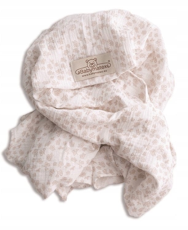 Kocyk-Otulacz MUSLIN DESIGN druk w pudełku 80x120