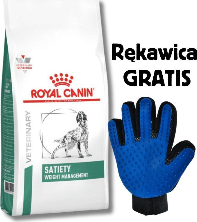 Royal Canin Satiety Support Weight Management 12 kg + Rękawica do czesania