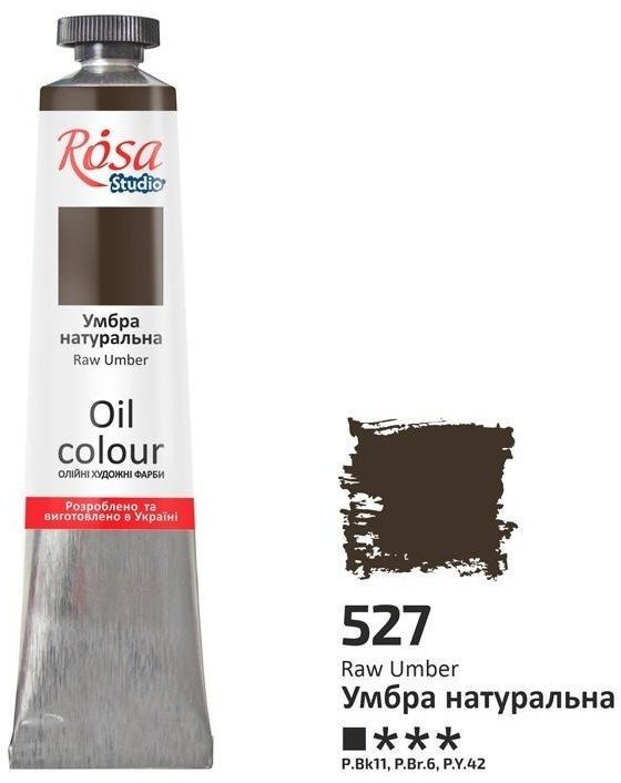Farba olejna raw umber 527 45ml