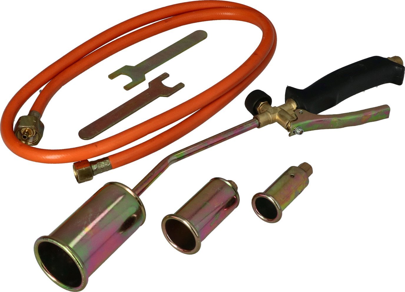 Faster Tools FASTER TOOLS Palnik do papy 3 dysze (fi 25, 35, 50), wąż 1,5m one size