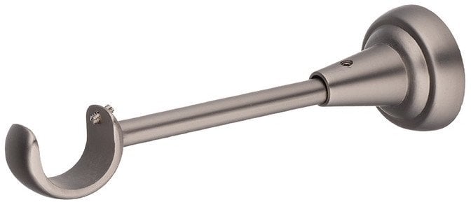 CURTAIN ROD BRACKET SINGLE D25 MAT CHRO