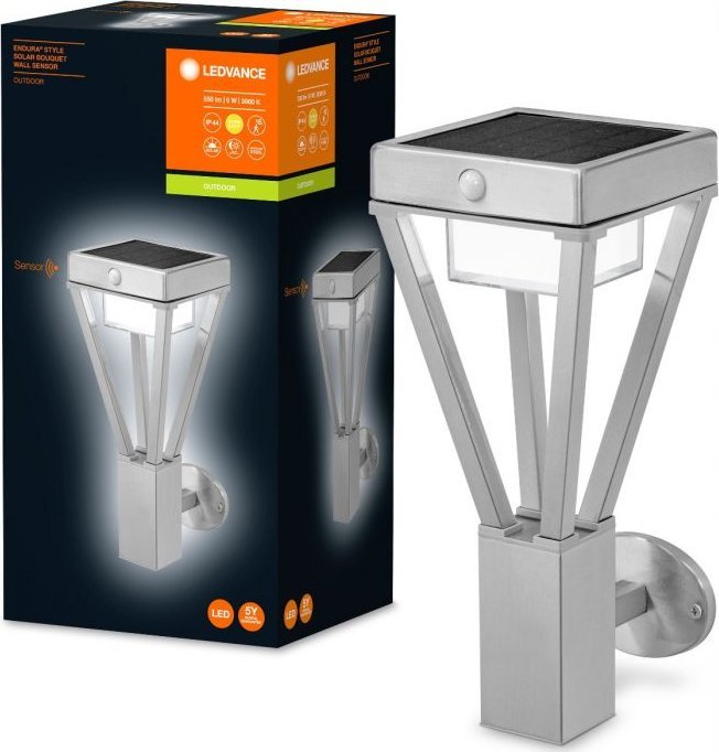 Kinkiet Osram LEDVANCE Kinkiet Ogrodowy Solarny z Czujnikiem 6W