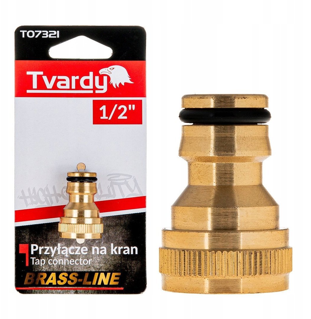 Przyłącze na kran 1/2" BRASS-LINE (10/80)