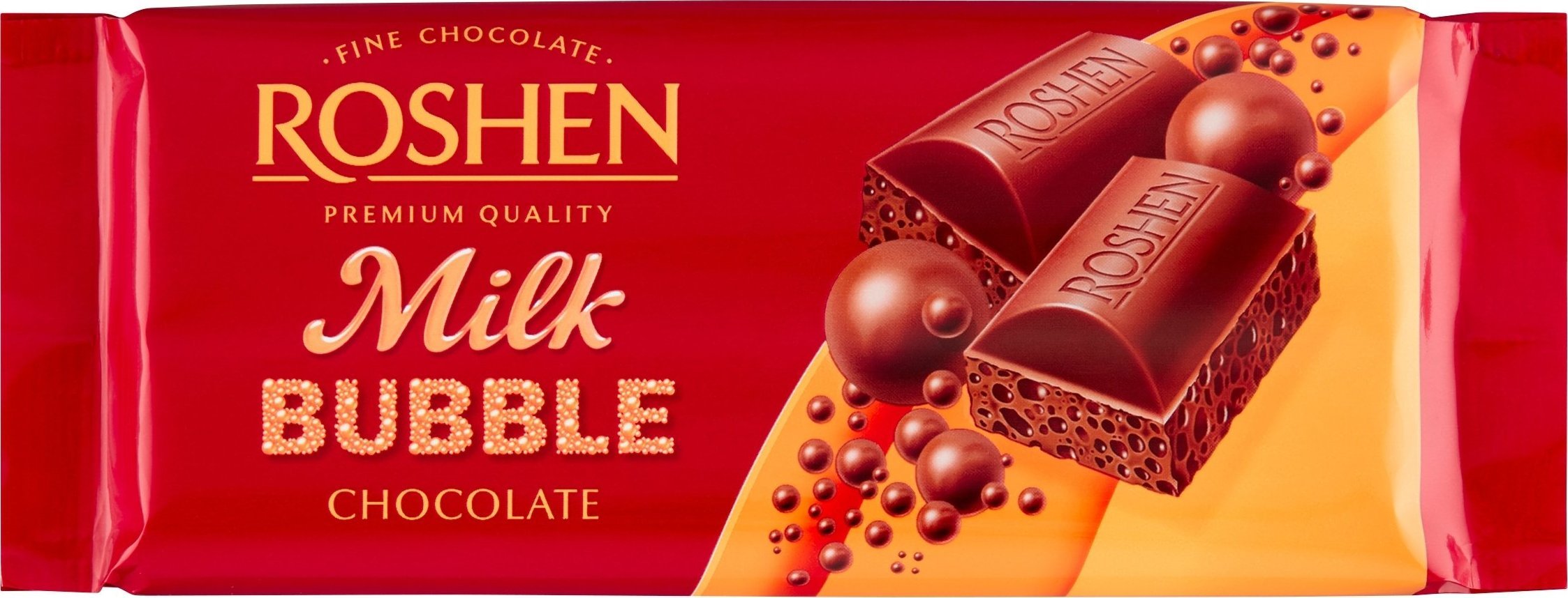 Roshen Czekolada bąbelkowa mleczna 80 g