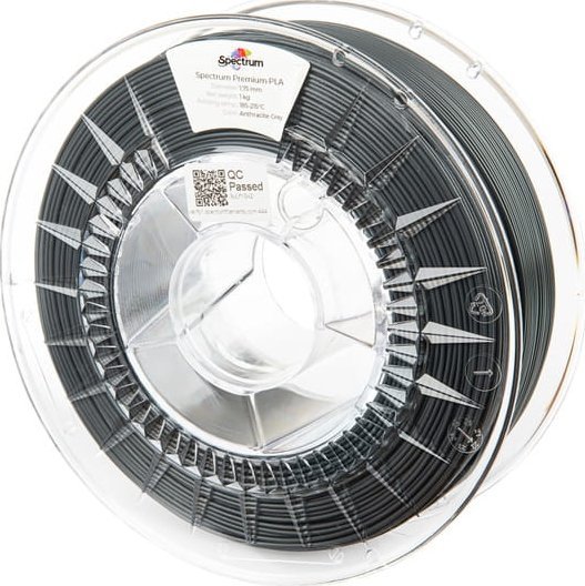 Spectrum Filament Spectrum Anthracite Grey PLA 1.75 mm 1kg