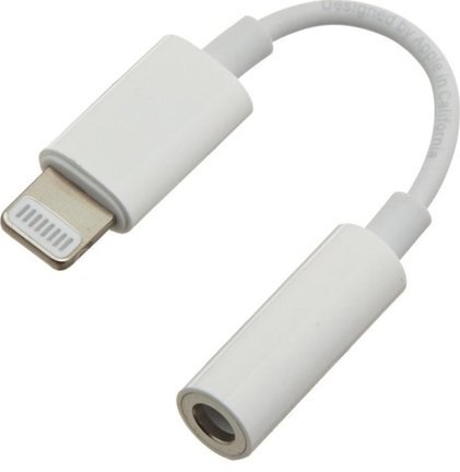 Adapter USB PremiumCord Lightning - Jack 3.5mm Biały (kipod51)